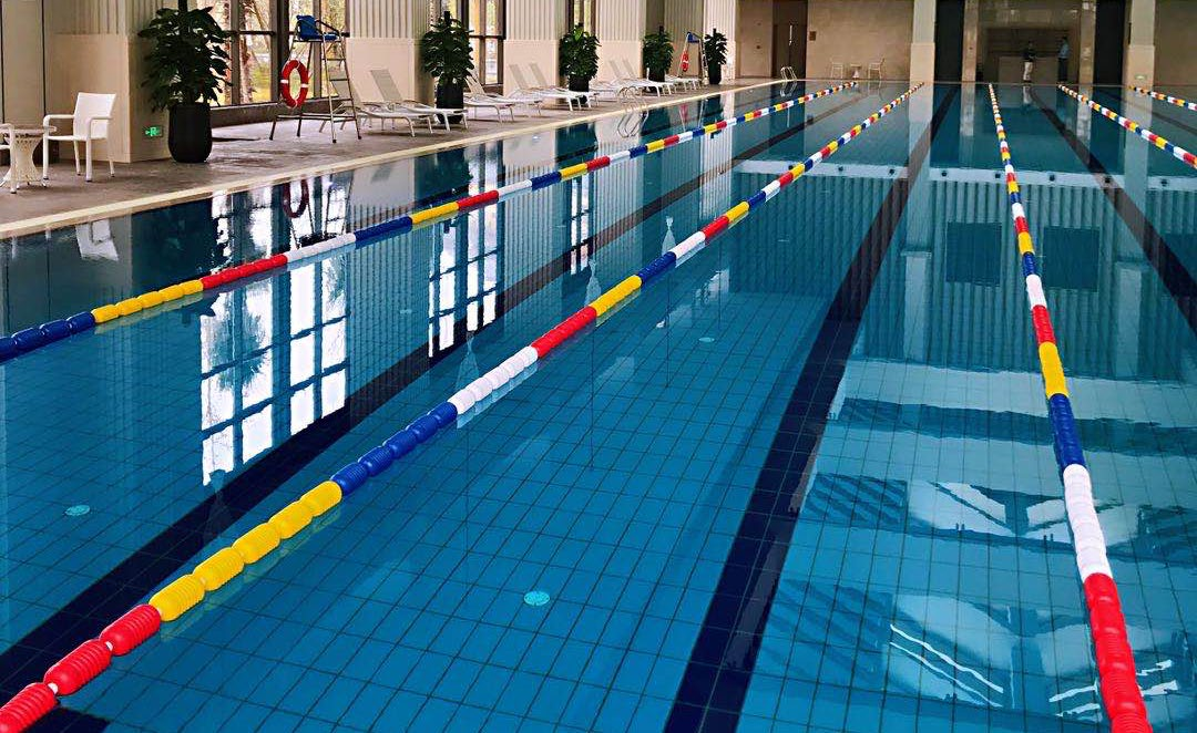 天屿湖度假旅馆泳池项目现场