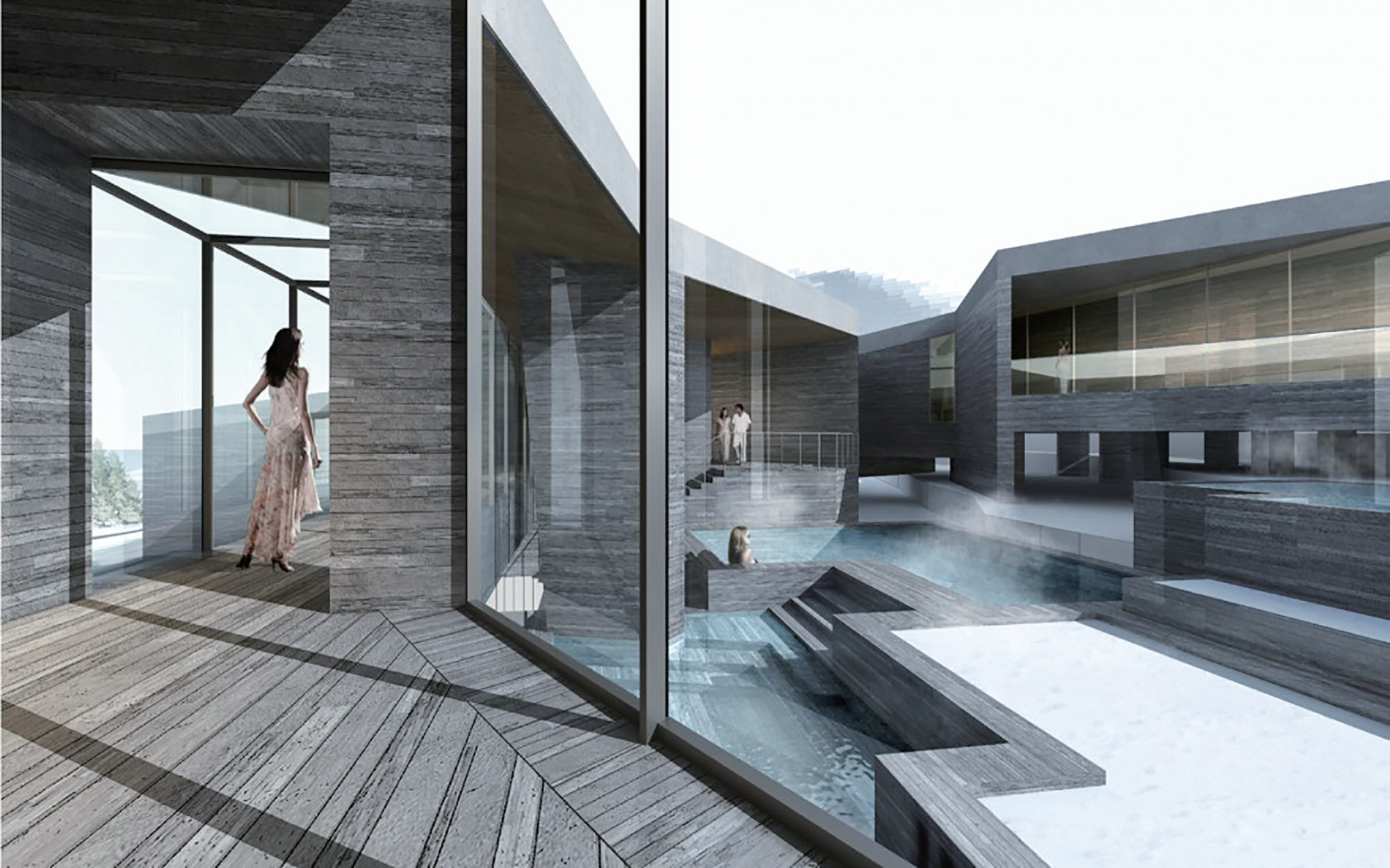 季兰德温泉沐日旅馆温泉水处置惩罚工程案例