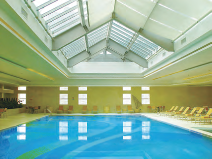 苏州中心喜达屋W旅馆室内泳池项目现场