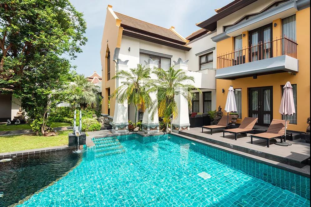 别墅泳池,泳池制作