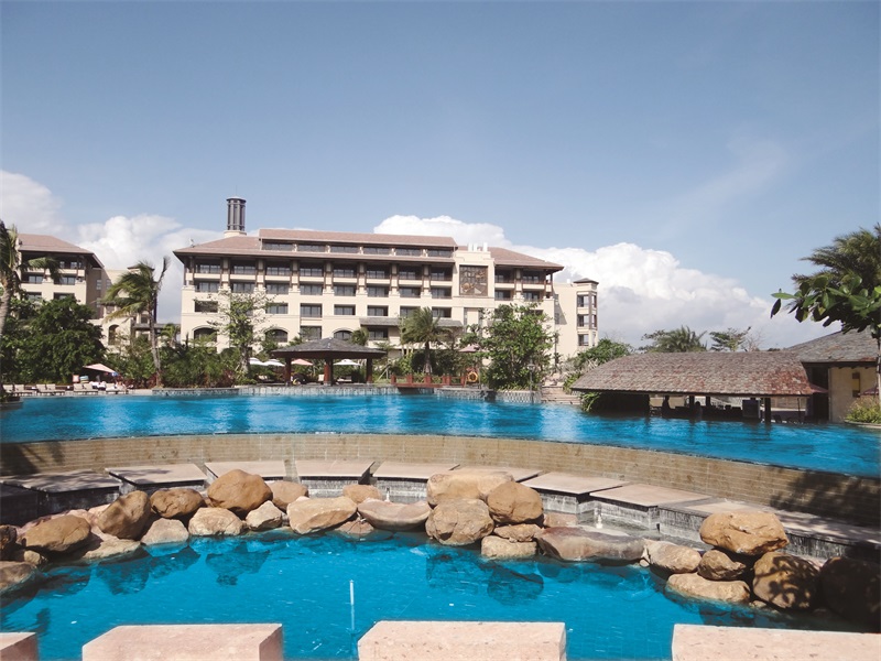 室外游泳池防护步伐