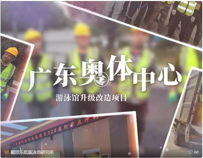 庄闲游戏集团打造的广东奥体中心游泳跳水馆，，，，，获央视CCTV-13专题报道